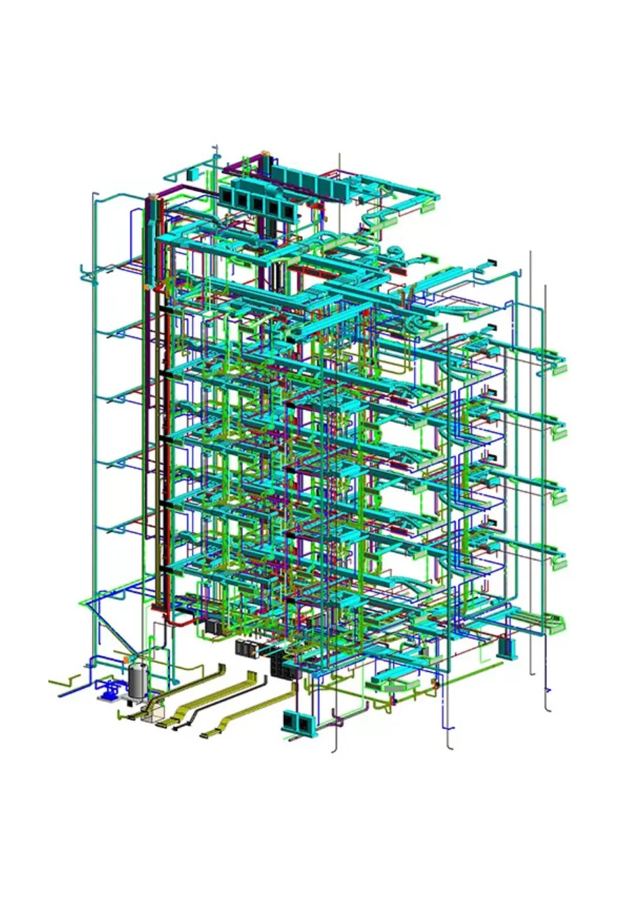 صورة خدمة الهندسة الكهروميكانيكية MEP